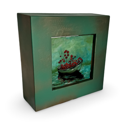 Gepersonaliseerde urn Woods&steel memorials