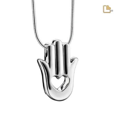 Ashanger hand/Love urns (incl ketting)