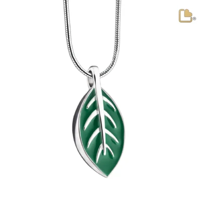 Ashanger blad /Love urns (incl ketting)