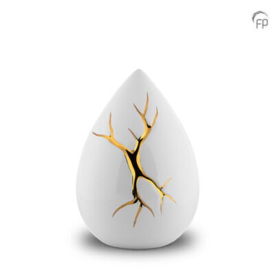 wit , goud , kintsugi