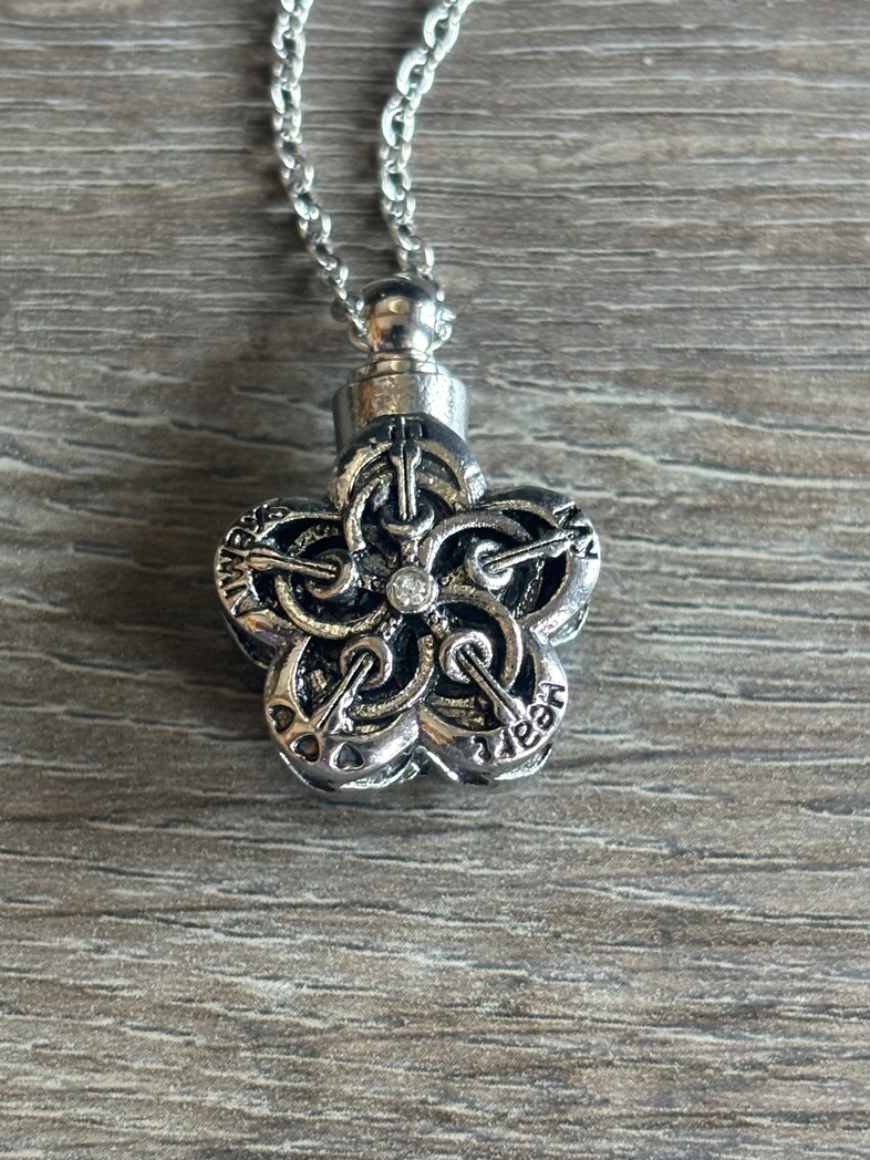 Ashanger bloem (incl ketting )(diverse mogelijkheden) - Afbeelding 2