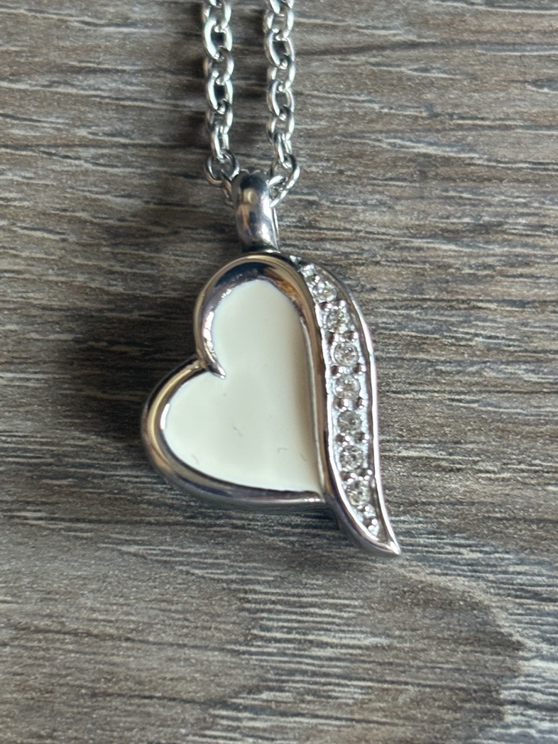 Ashanger hart (incl ketting)(diverse mogelijkheden)