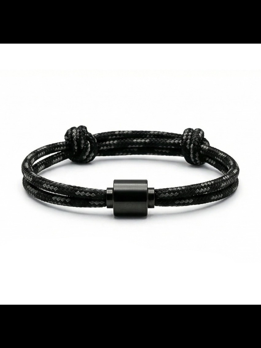 Tadblu Jubilee herenarmband black of edelstaal - Afbeelding 3